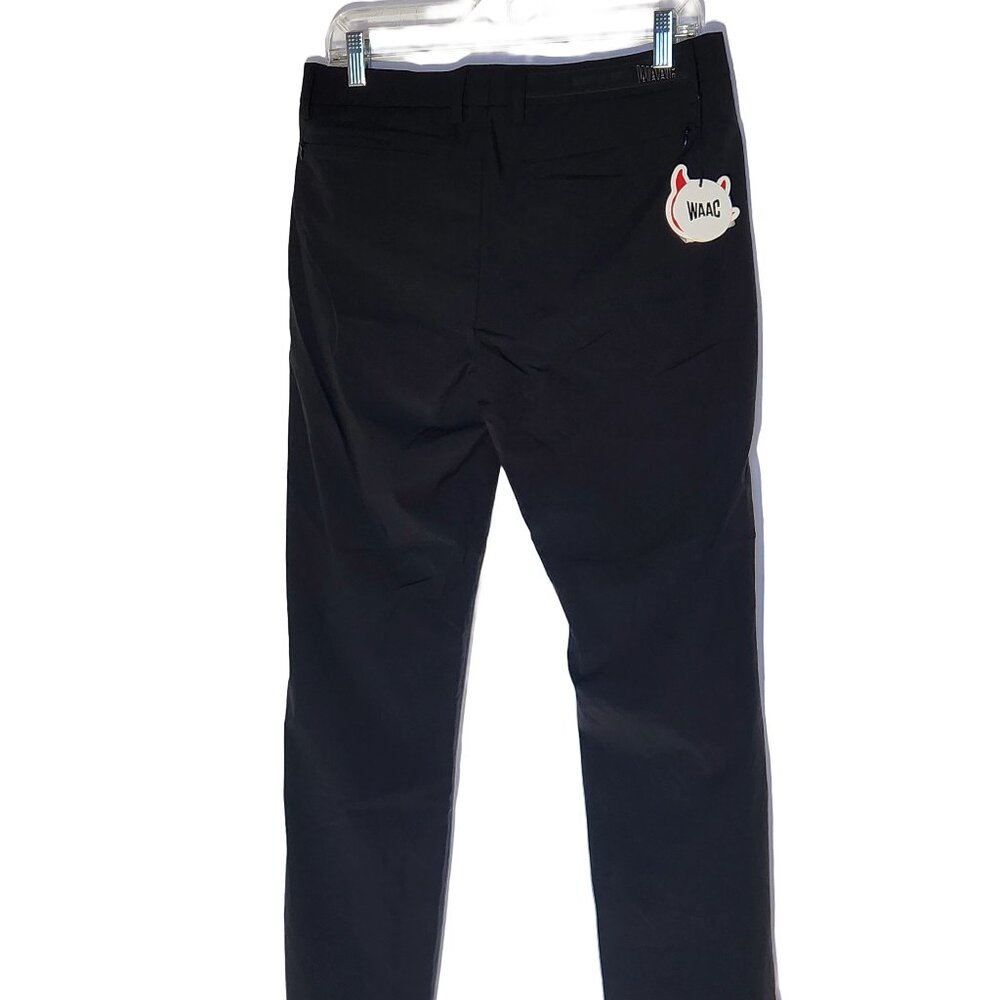 WAAC Golf 4 Pocket Waterproof Pants Mens Size 2 medium Black NWT